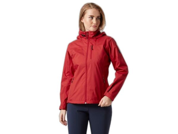 HELLY HANSEN W CREW  HOODED MIDLAYER CEKET WOMEN KIRMIZI