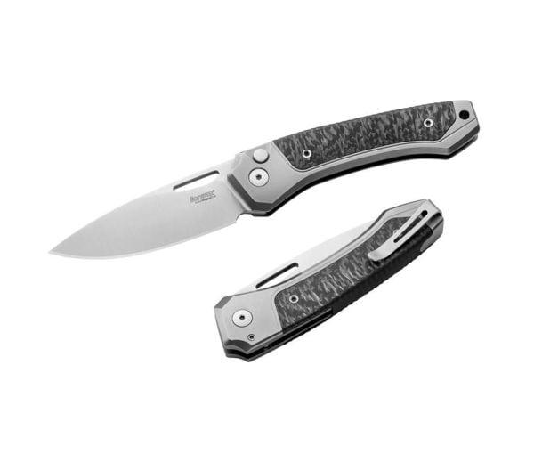 Lionsteel Twain- Gray Titanium / Carbon Fiber Çakı