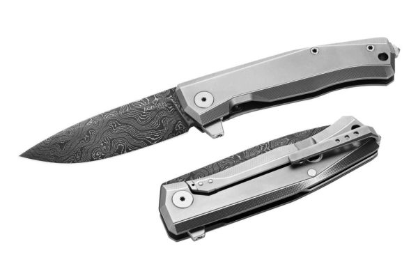 Lionsteel Myto Damascus Grey Çakı