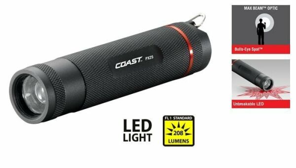 COAST PX25 EL FENERI (208 LUMENS)