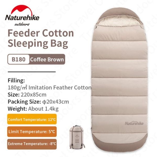 Naturehike Feeder B180 Cotton Uyku Tulumu -8°C