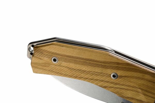 Lionsteel KUR Wood Olive wood handle Çakı