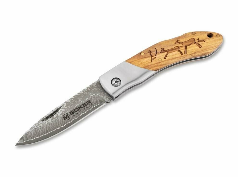 Böker Magnum Caveman Damascus Çakı