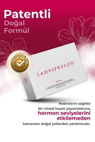 Lady Prelox ® 60 Tablet, Kadın Sağlığına Doğal Destek (LİBİDO, UYARILMA, TATMİN) - 3 Kutu