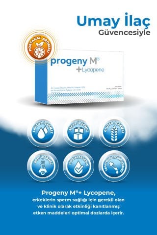 Progeny M+Lycopene - Baba Olmak Isteyenlere Özel Formül 30 Saşe - 2 kutu