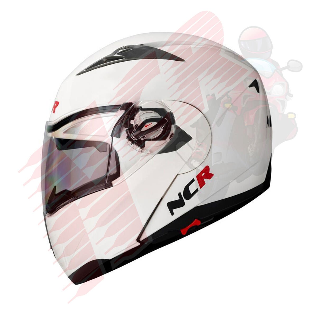 KASK NCR-158 ÇENE AÇILIR GÖZLÜKLÜ E-CE BELGELİ