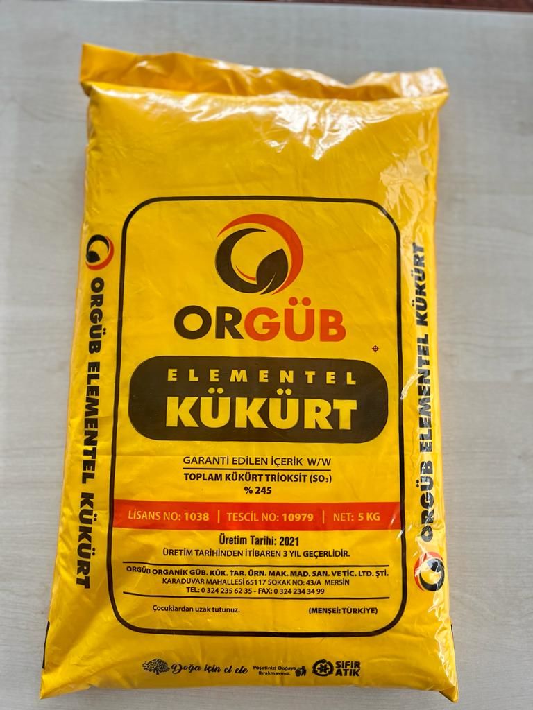 ORGÜB TOZ KÜKÜRT (5 KG)