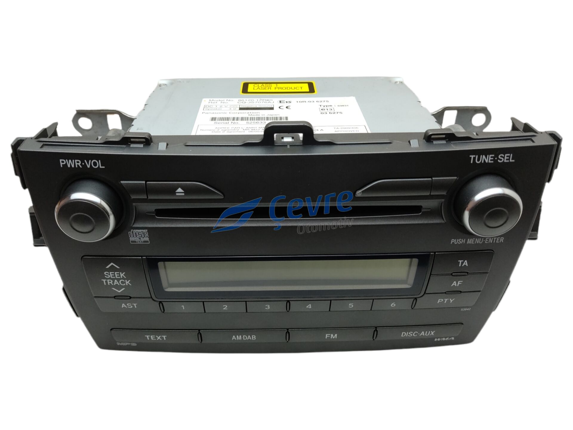 Teyp Cd Çalar - Toyota Corolla 86120-12D80