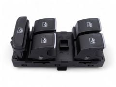 Volkswagen Sol Ön Dörtlü Cam Düğmesi - Polo Golf Passat Tiguan Arteon Audi A1 Seat Leon Ateca 5G0959857G - 5G0959857A