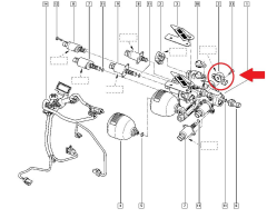 Otomatik Şanzıman Potansiyometre - Renault Clio 3 7701070837