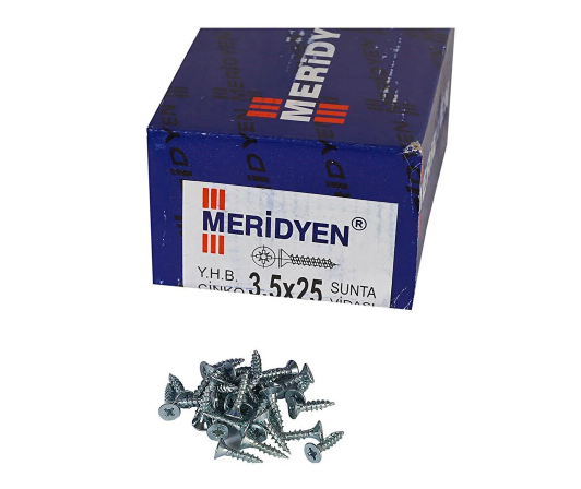 Meridyen 3.5X25 Sunta Vidası ( 1000 Adet )