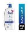 Head&Shoulders Şampuan 800 ml Pompalı 2'si 1 Arada Klasik Bakım 8006540616468