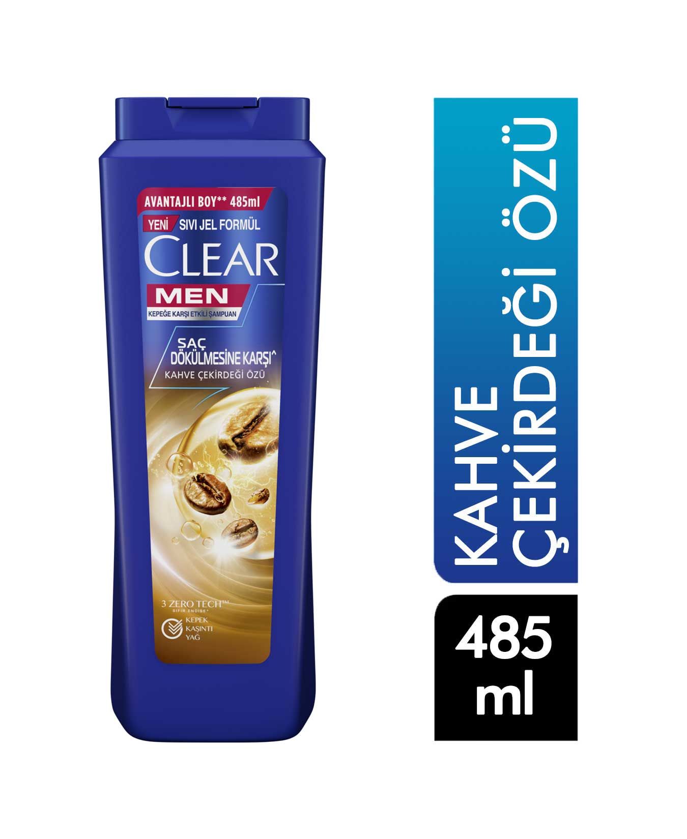 Clear Şampuan 485 ml Men Saç Dökülmesine Karşı 8683130010341