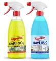 Asperox sarı güç ultra yağ çözücü sprey 1000 ml +Asperox mavi güç ultra kireç ve pas sökücü sprey 1000 ml-(2'li set)