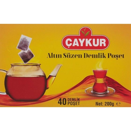 Çaykur Altın Süzen Demlik Poşet Çay 40'lı Paket 200 GR