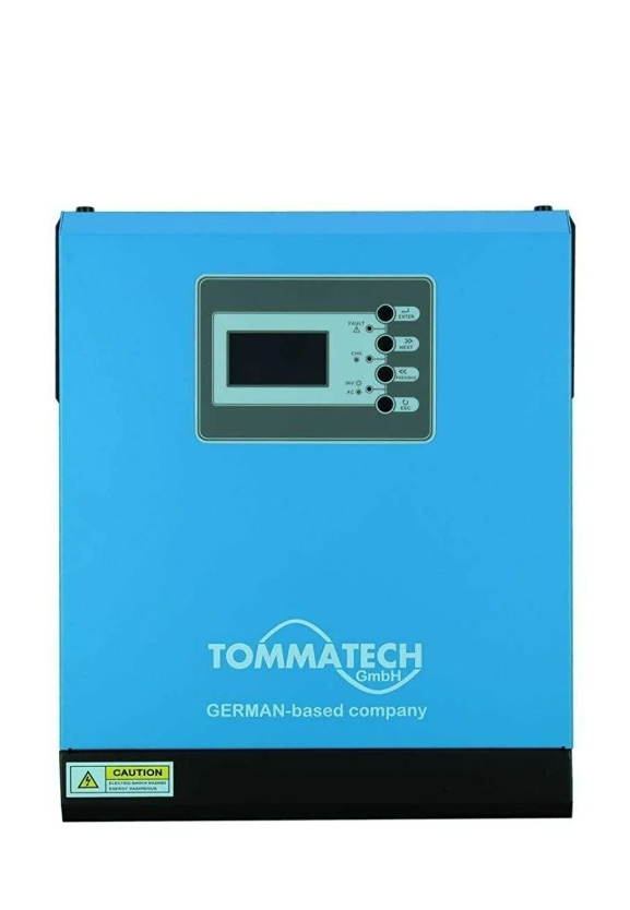 TommaTech New 3k 3000 W 24v Mppt 1faz Akıllı Inverter Çevirici Inverter P448S3712