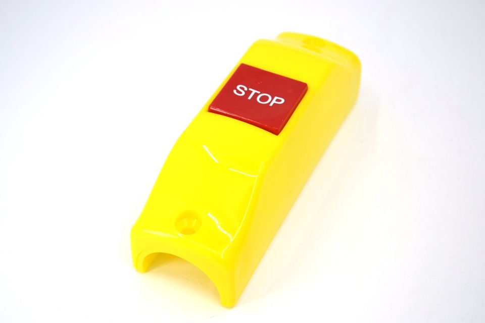 Otobüs Stop Duracak Butonu Sarı Kırmızı Boru Tip