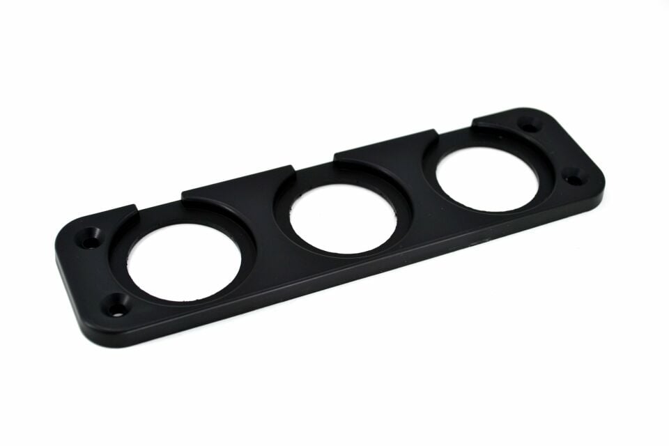 3 Yuvarlak Delikli Pano Montaj Port Plastik Yuva Çakmak USB Panel MT-SK63