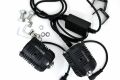 Motosiklet Led Sis Lamba Beyaz Sarı Çizgi Işık 10W 12V-80V Mercekli Takım