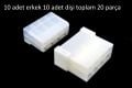 10 Takım 8 Terminal Konnektör Kılıf 6,3 Erkek Ve Dişi Fiş İçin