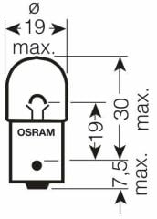 12V 67 R5W Stop Ampulü 10 Adet Orjinal 5007 10X