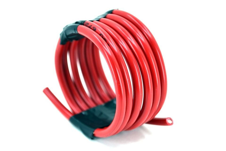 4mm² Kırmızı Bakır Kablo Kalaylı Nyaf Marine