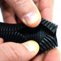10mm Yarıklı Spiral Boru Kablo Izolasyon Hortumu Siyah Esnek
