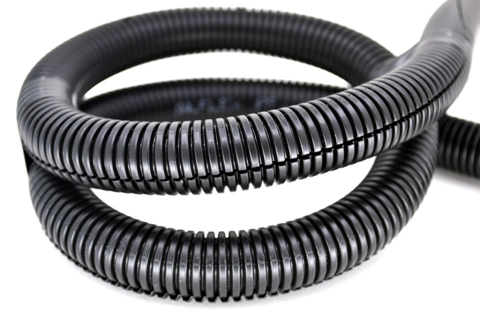 19mm Yarıklı Spiral Boru Kablo Izolasyon Hortumu Siyah Esnek (Min.Sipariş 50Metre)