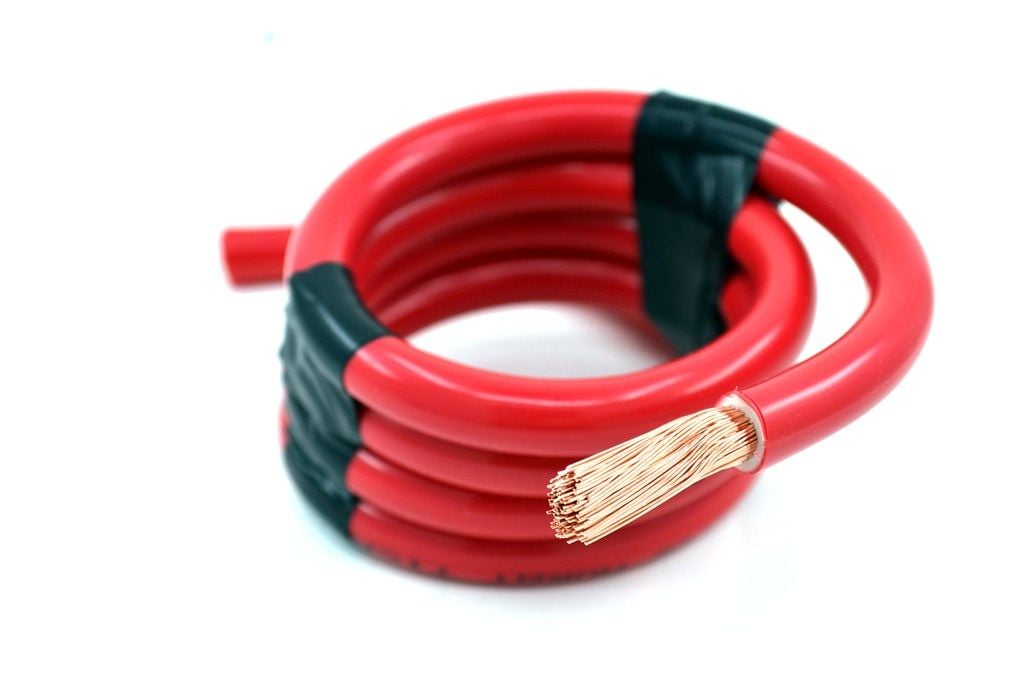 1 Metre 25mm² Kırmızı Bakır Akü Kablosu Fly