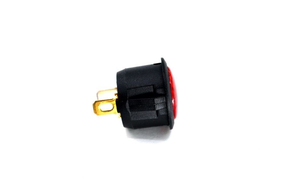 12V Kırmızı Göz Lambası LED 23mm Gösterge İkaz MT-32