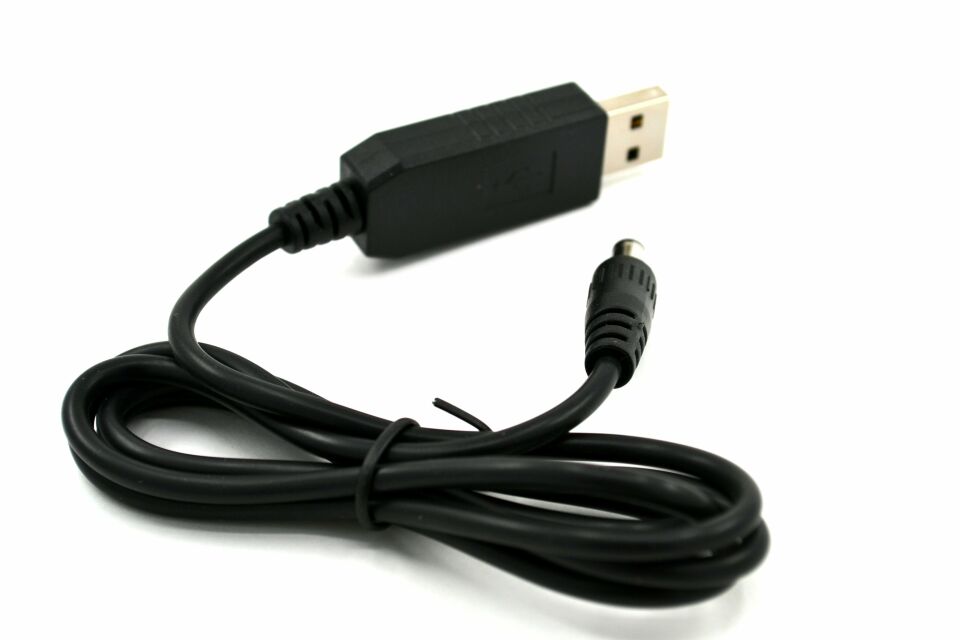 USB Barrel Jack Kablolu Voltaj Yükseltici İnput 5V Output 12V DC