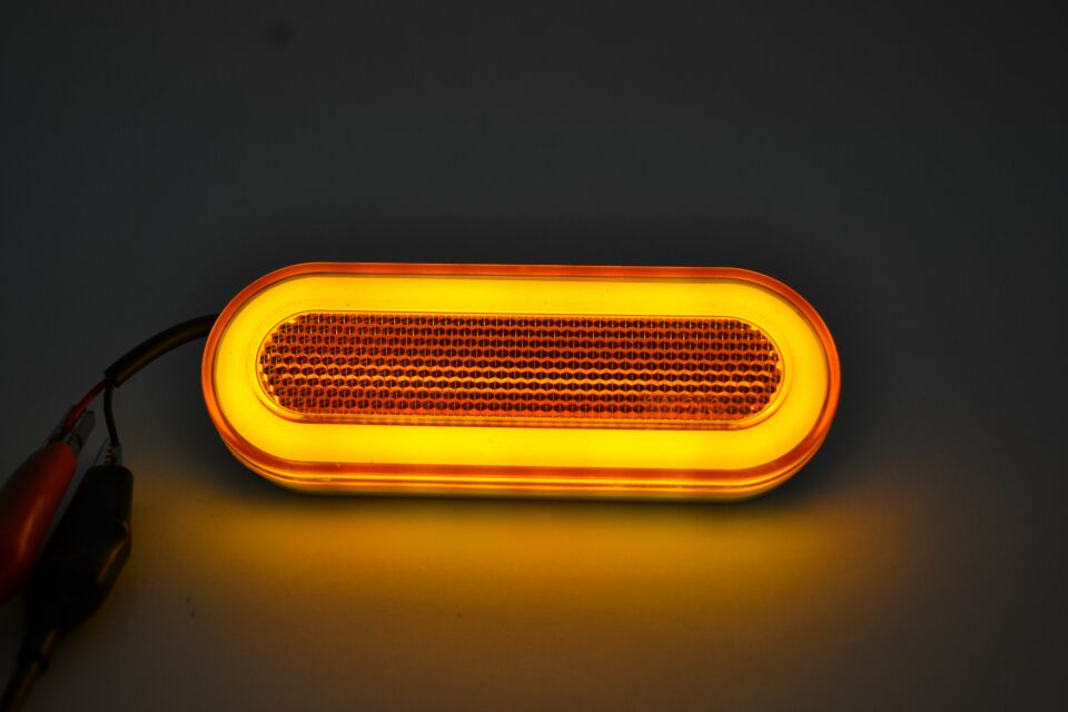 Dorse Karavan Neon Görünüm Led Sinyal İşaret Lamba Turuncu