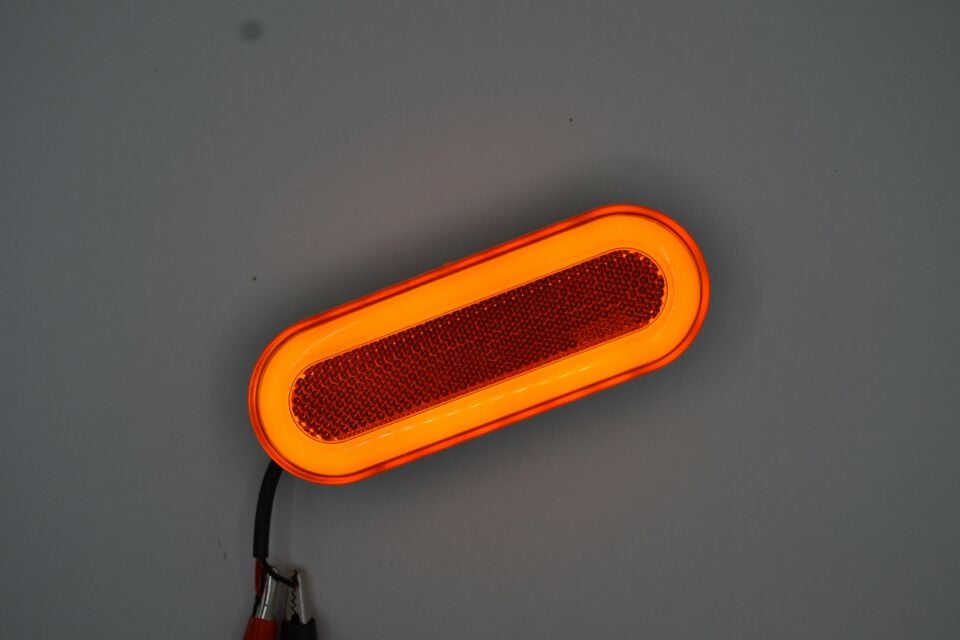 Dorse Karavan Neon Görünüm Led Sinyal İşaret Lamba Turuncu