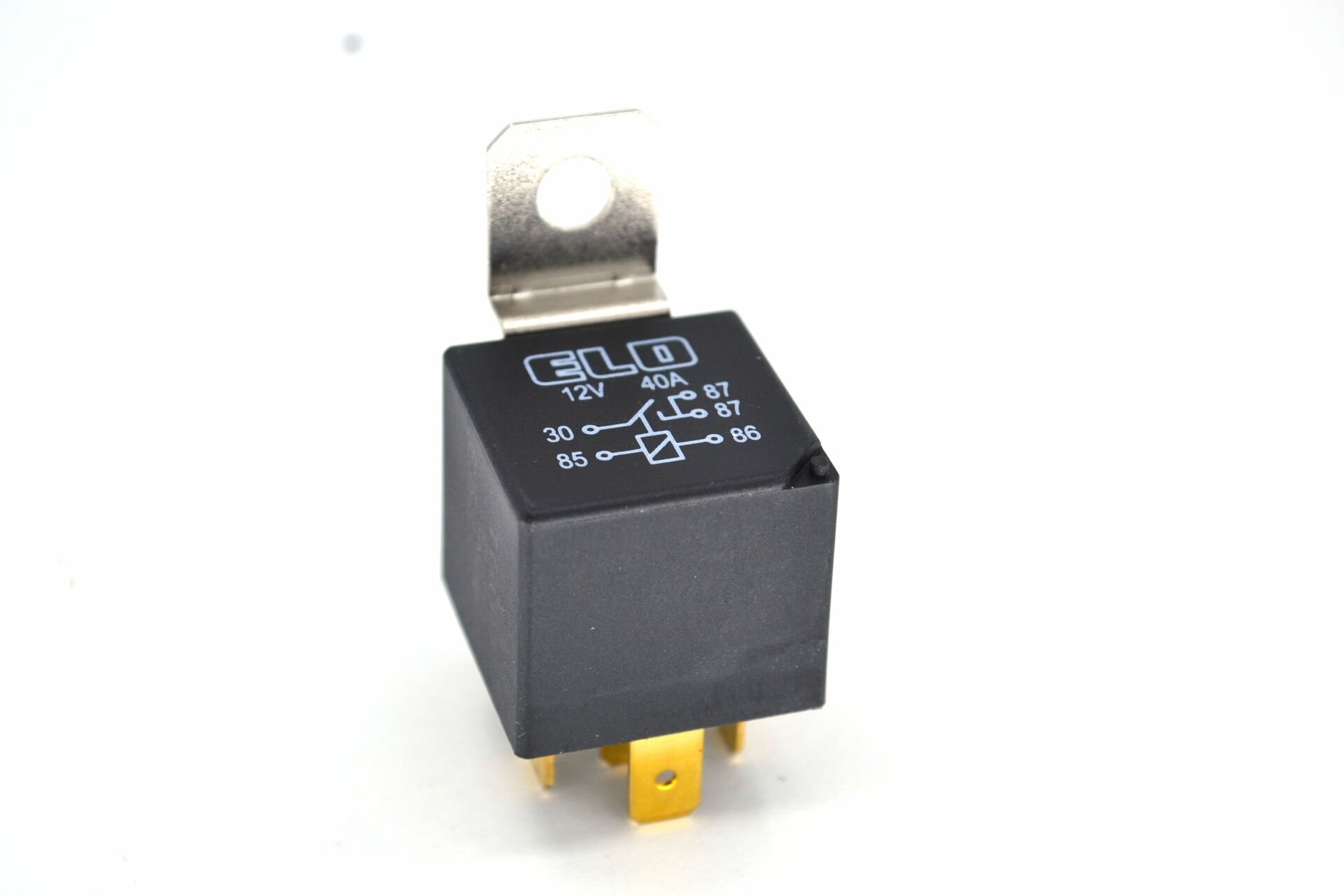 12V 40A Mini Röle 5 Fişli Dirençli Su Geçirmez Tek Platin Çift 87 Bacak