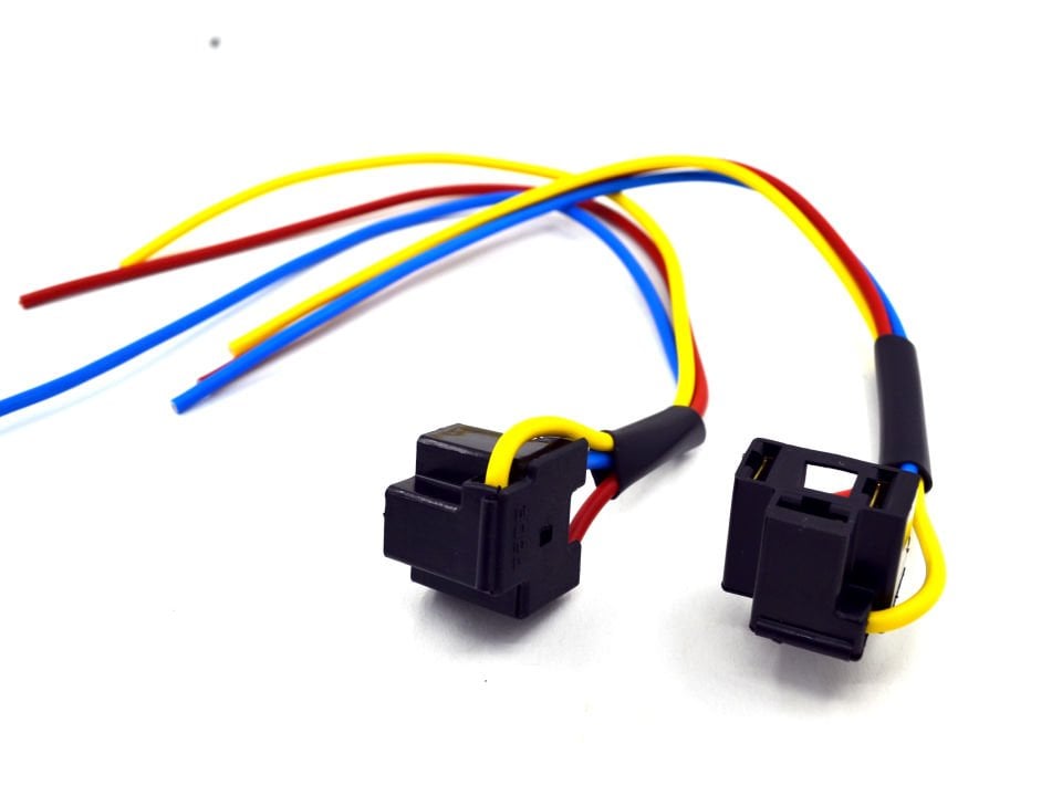 2 Adet H4 Ampul Duy Atom Far Fişi 1,5mm Kablolu Hs1 Soket Rade