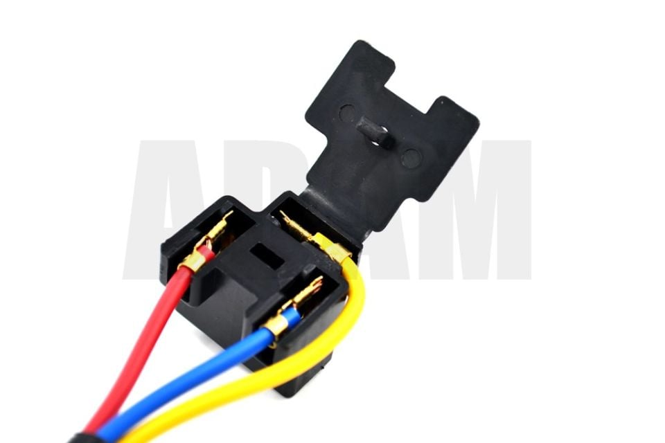 H4 Ampul Duy Atom Far Fişi 1,5mm² Kablolu Hs1 Soket