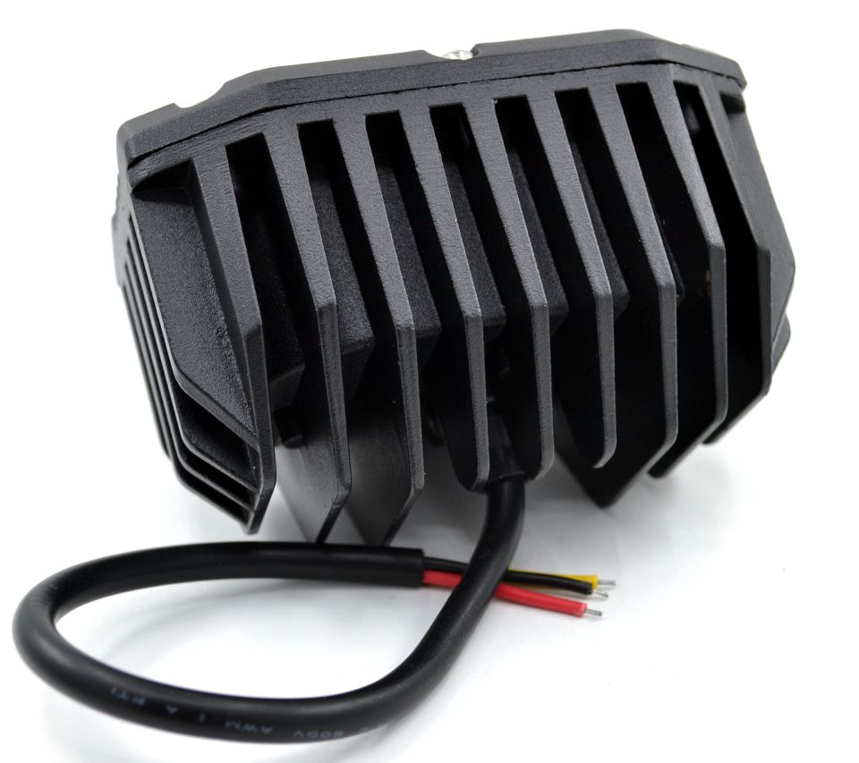1 Adet Motosiklet Sarı Beyaz Çift Mercek LED Sis Lamba 12V 24V