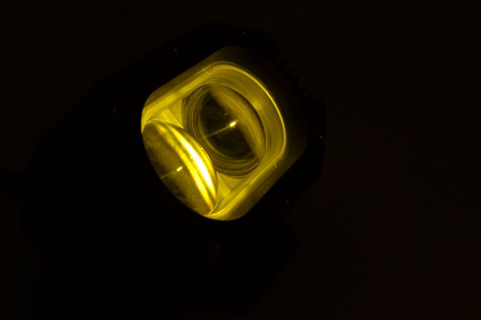 1 Adet Motosiklet Sarı Beyaz Çift Mercek LED Sis Lamba 12V 24V