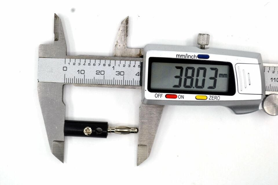 1 Takım Erkek Dişi Kırmızı Siyah Banana Jak Born Klemens 4mm Jack