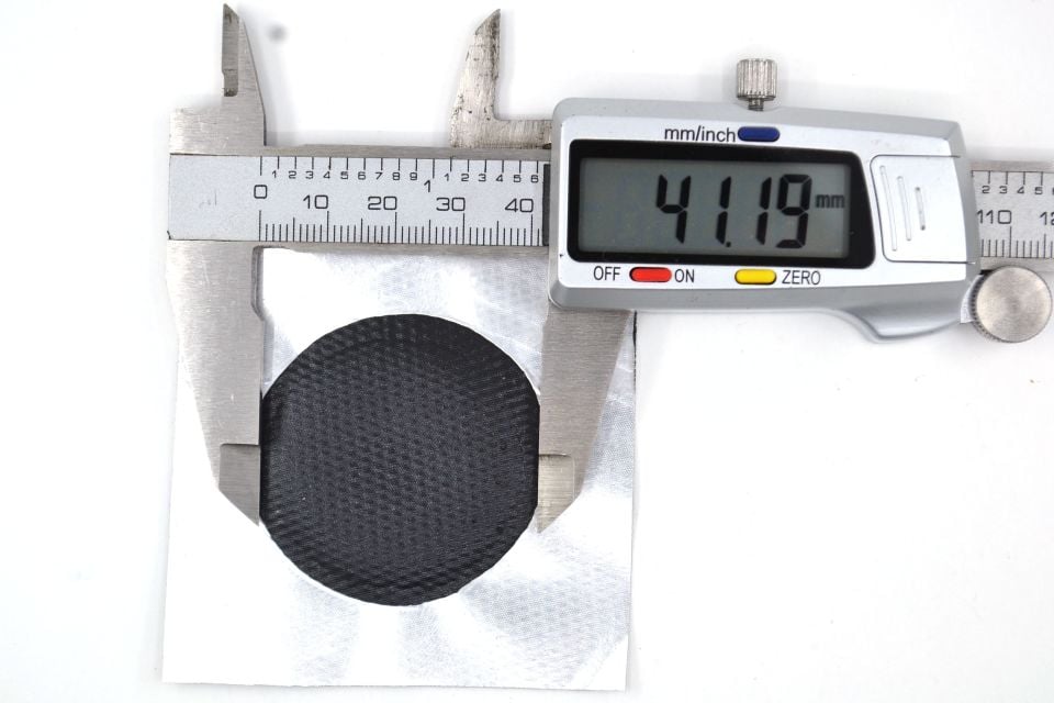 50 Adet Yuvarlak Soğuk Lastik Yaması Siyah 4Cm