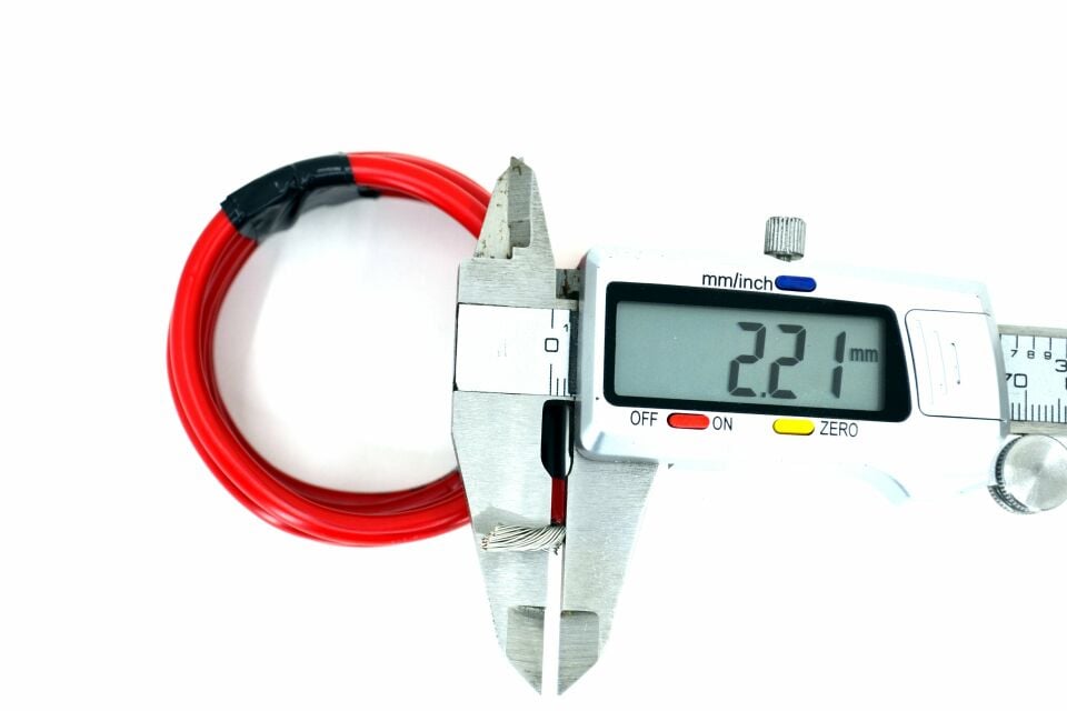 50 Metre 4mm² Kırmızı Bakır Kablo Kalaylı Nyaf Tekne Oto Karavan Elektrik Tesisat Kablosu Top