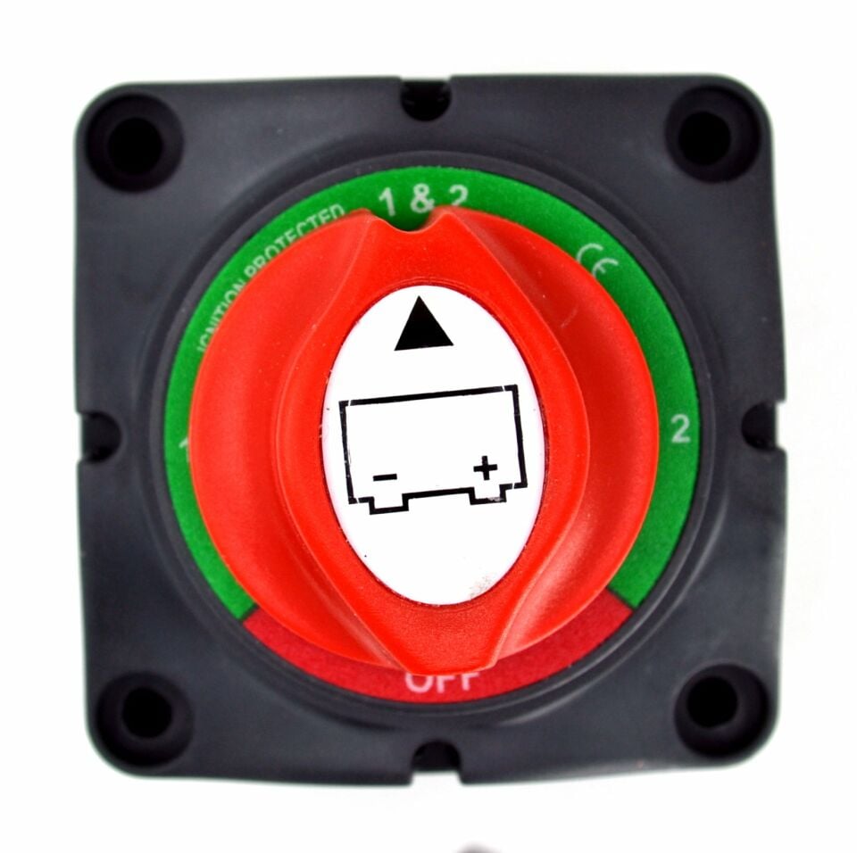 Devre Kesici Both Şalter Çift Akü Bağlantılı 12V 24V 48V 200A MT-ADK275A2