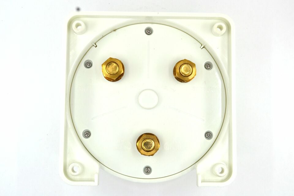 Marine Beyaz Devre Kesici Both Şalter Çift Akü 12V 24V 175A Büyük MT-ADK175A2B
