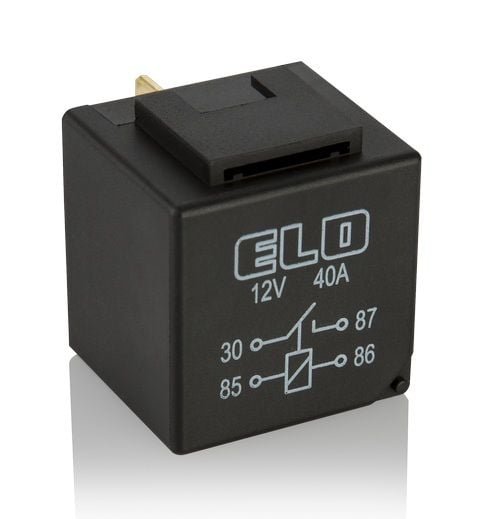 12V 40A Mini Röle 4 Terminalli Toz Korumalı 710140102