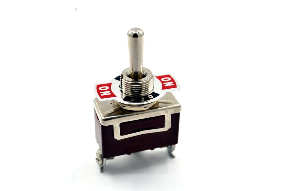 Toggle Switch 1-0-2 Yaylı Metal Anahtar 3 Pin 12V-220V 15A MT-ANY12