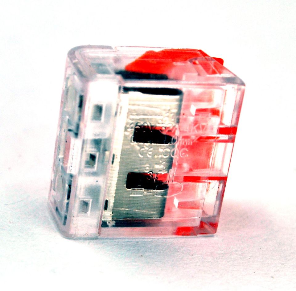 100 Adet 3 Lü Mandallı Kablo Bağlantı Klemensi Elektrik Buat MT-23