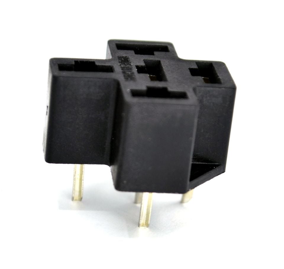 Mini Röle Soketi 6,3mm Fişli Rölelere Göre PCB Pano Tipi 5 Pinli