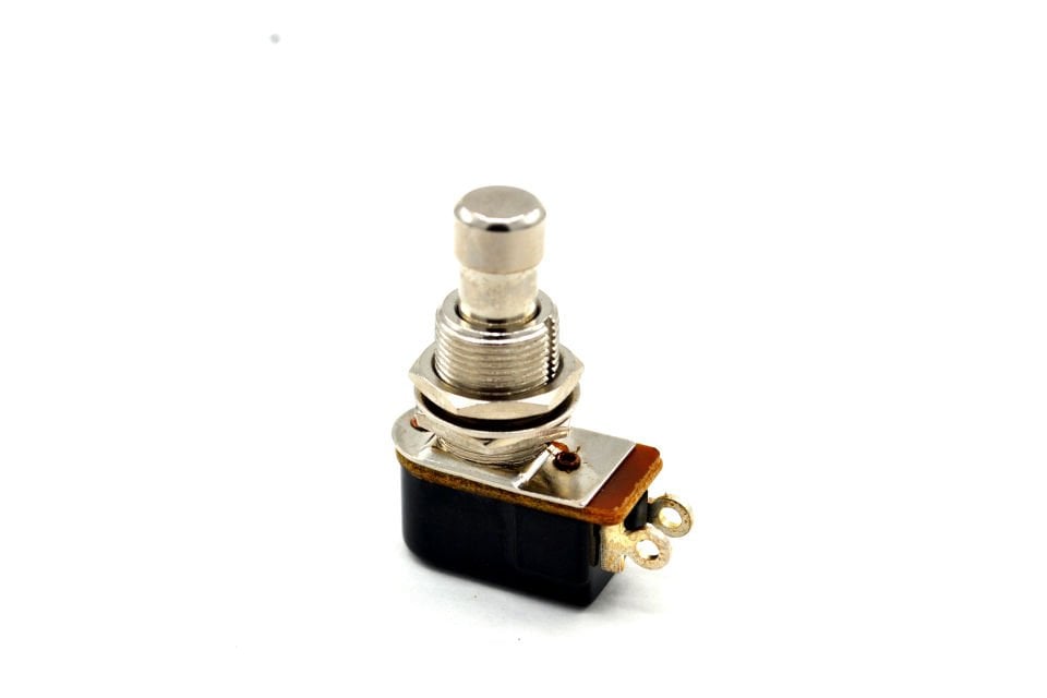Ayak Pedal Basma 0-1 Metal Buton 2 Pin Yaylı