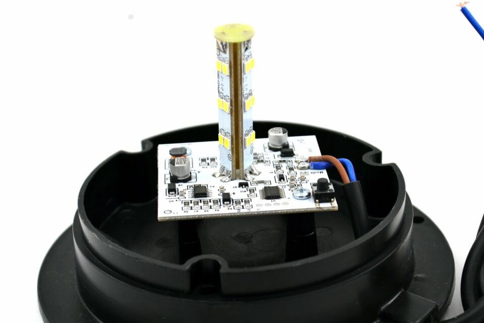 12V-100V Küçük Turuncu Tepe İkaz Lamba Led Çakar Mıknatıslı
