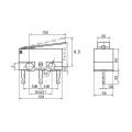 5 Adet Mini Micro Switch Paletli KW10 Z1P